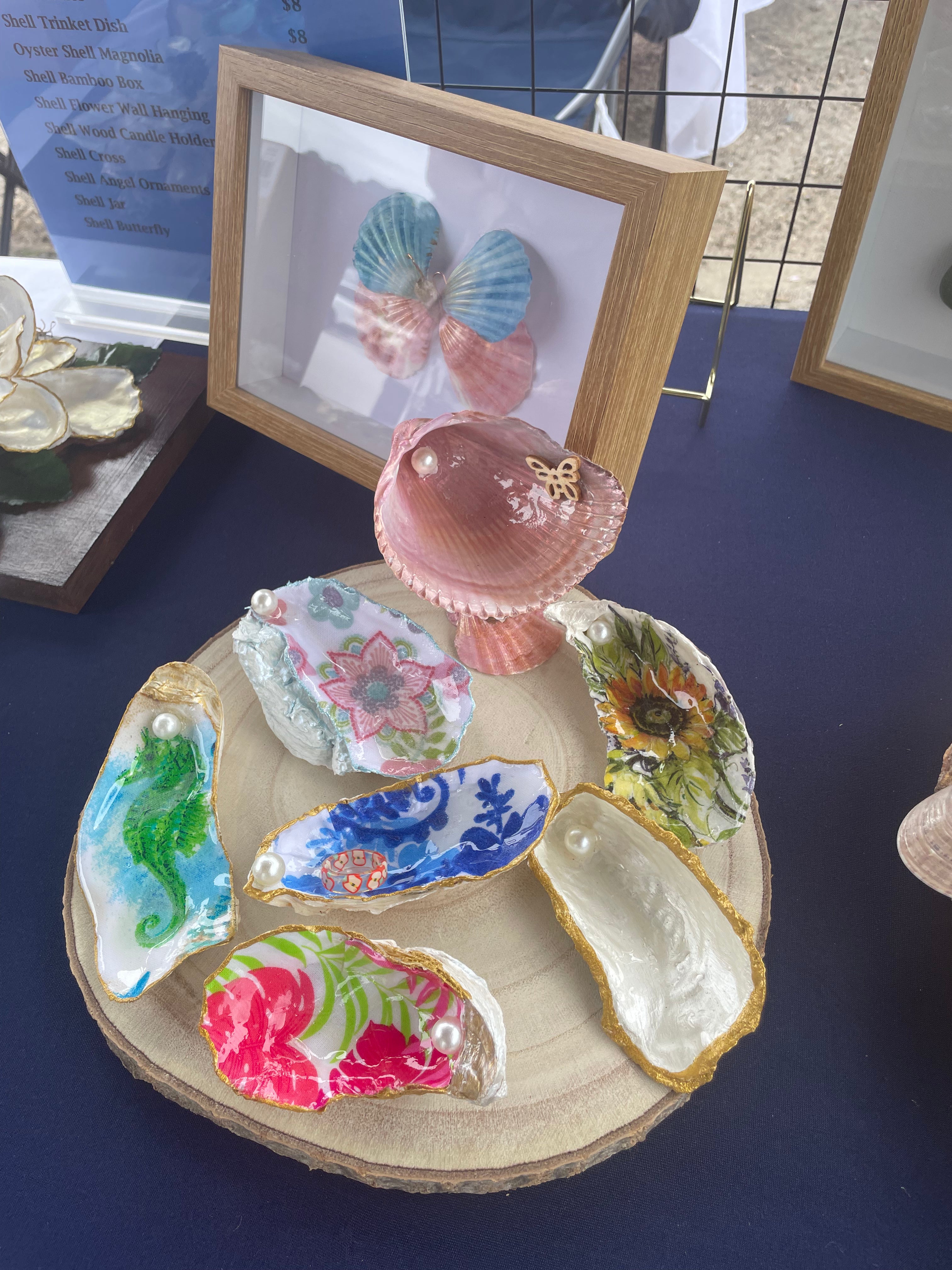 Oyster Shell Trinket Trays