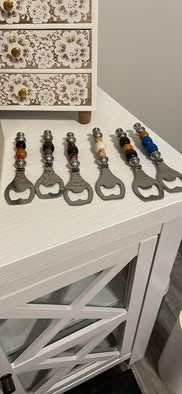 Handmade wine stoppers and bottle openers