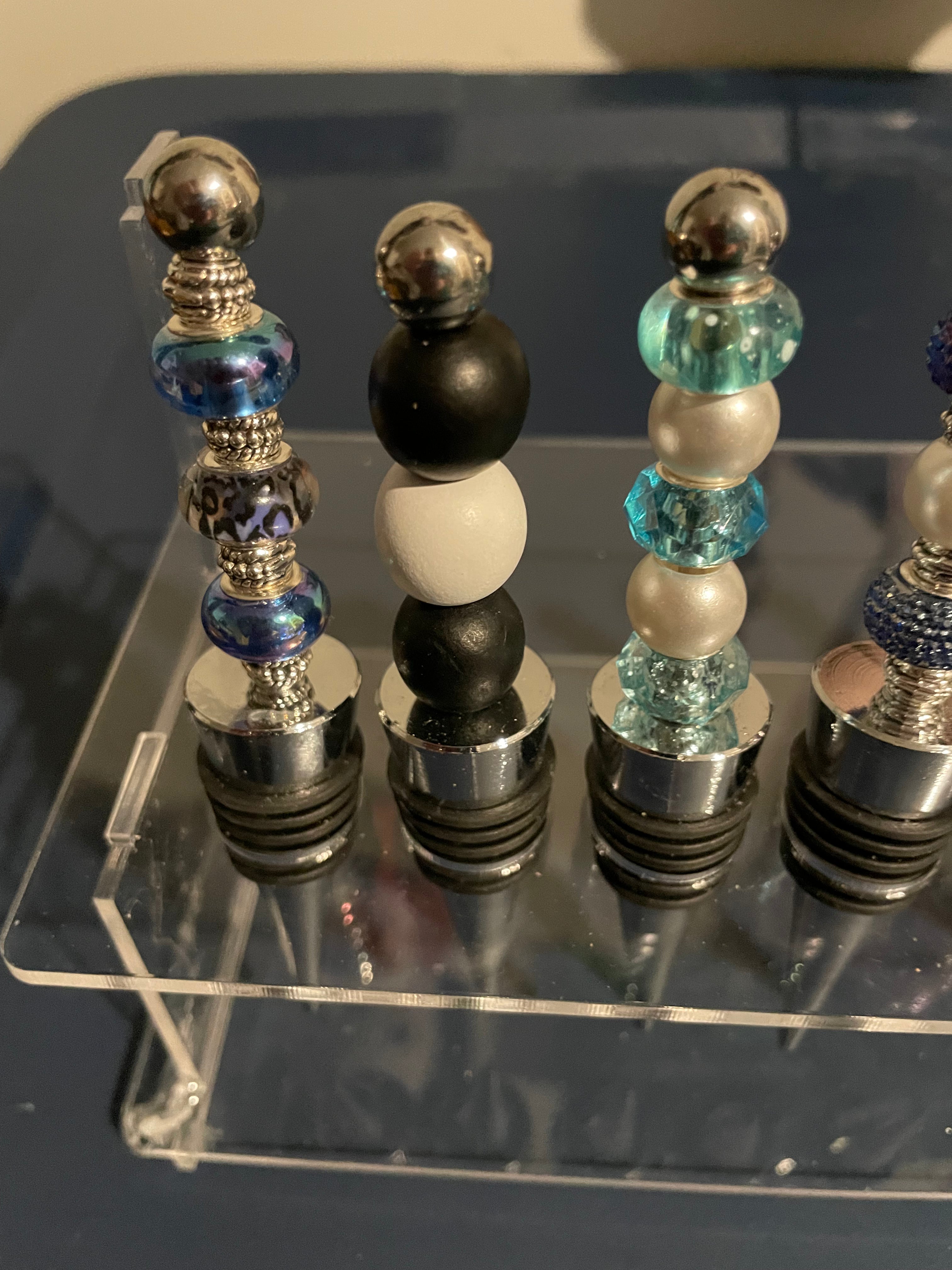 Handmade wine stoppers and bottle openers