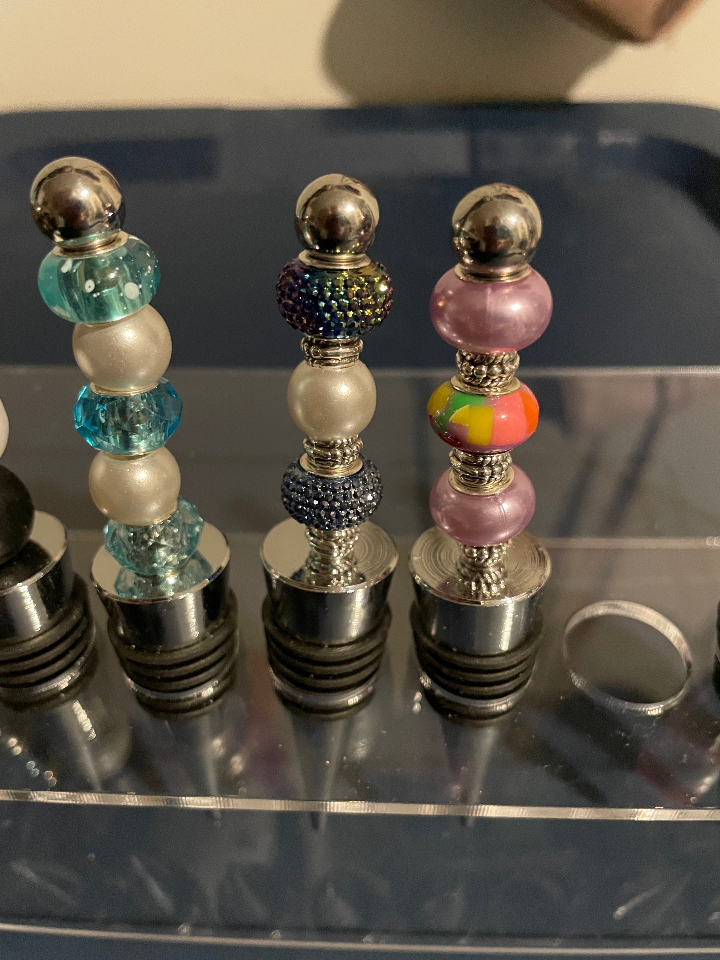 Handmade wine stoppers and bottle openers